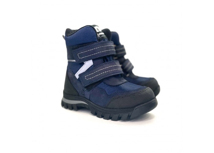 🛒 Зимние ботинки мембранные, синие, KIDMEN, размер 34 купить вСанкт-Петербурге с доставкой за 4 000 р., артикул К5-009 🥾Интернет-магазинMyBabyShoes.ru